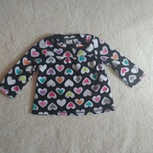 Heart Fleece Sweatshirt